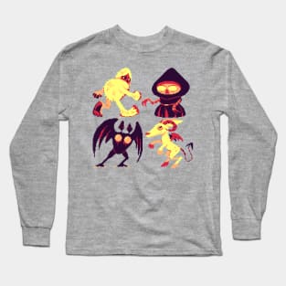 Pixel Cryptids Long Sleeve T-Shirt